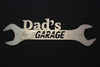 Dad's Garage Wall Sign - Bare Steel