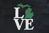 Love Michigan - Green and White