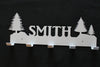 Pine Tree coat hook-personalized-silver
