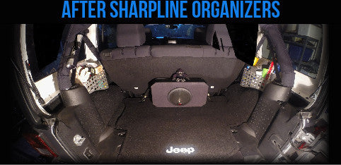 After Sharpline Aluminum Products Rear Fender Organizers